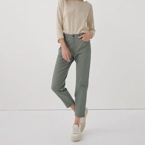 Pact Stretch Twill Denim Slim Pant Shadow Green